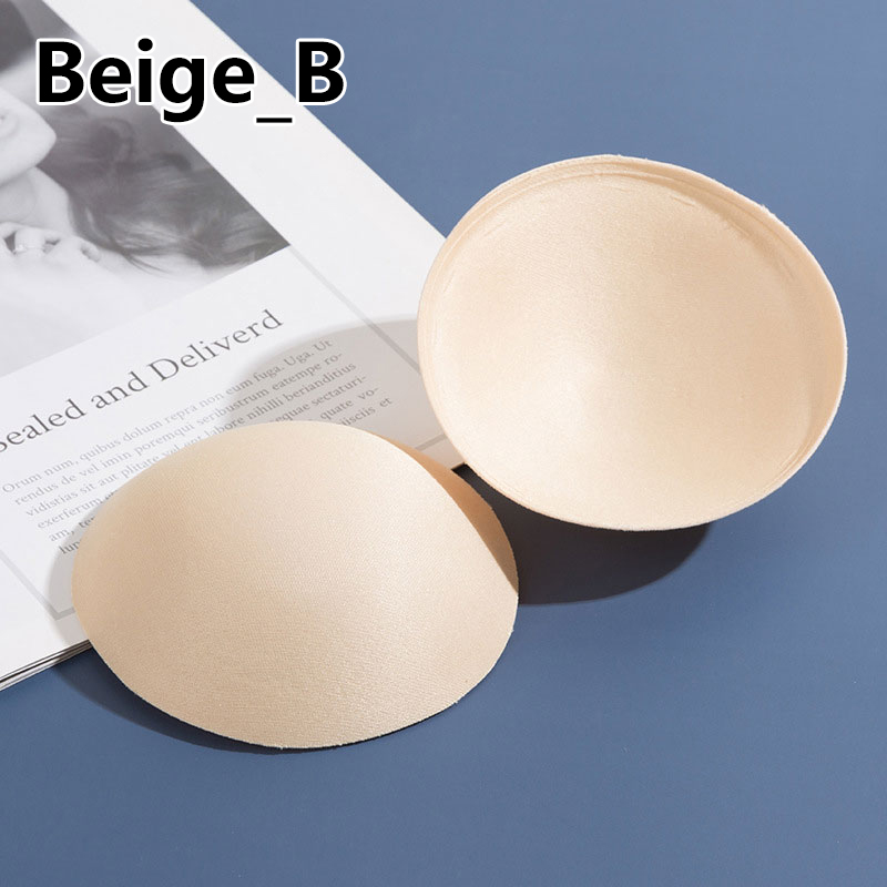 Badeanzug Polsterung Einsätze Frauen Kleidung Zubehör Schaum Dreieck Schwamm Pads Brust Tassen Brust Bh Bikini Einsätze Brust Pad: M / Gold
