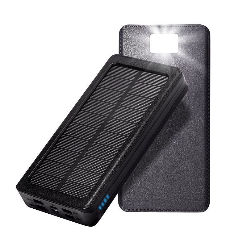 45000mAh Solar Power Bank for Samsung Iphone Xiaomi Smartphone LED Light Portable Solar Power Bank Charger Waterproof 4 USB