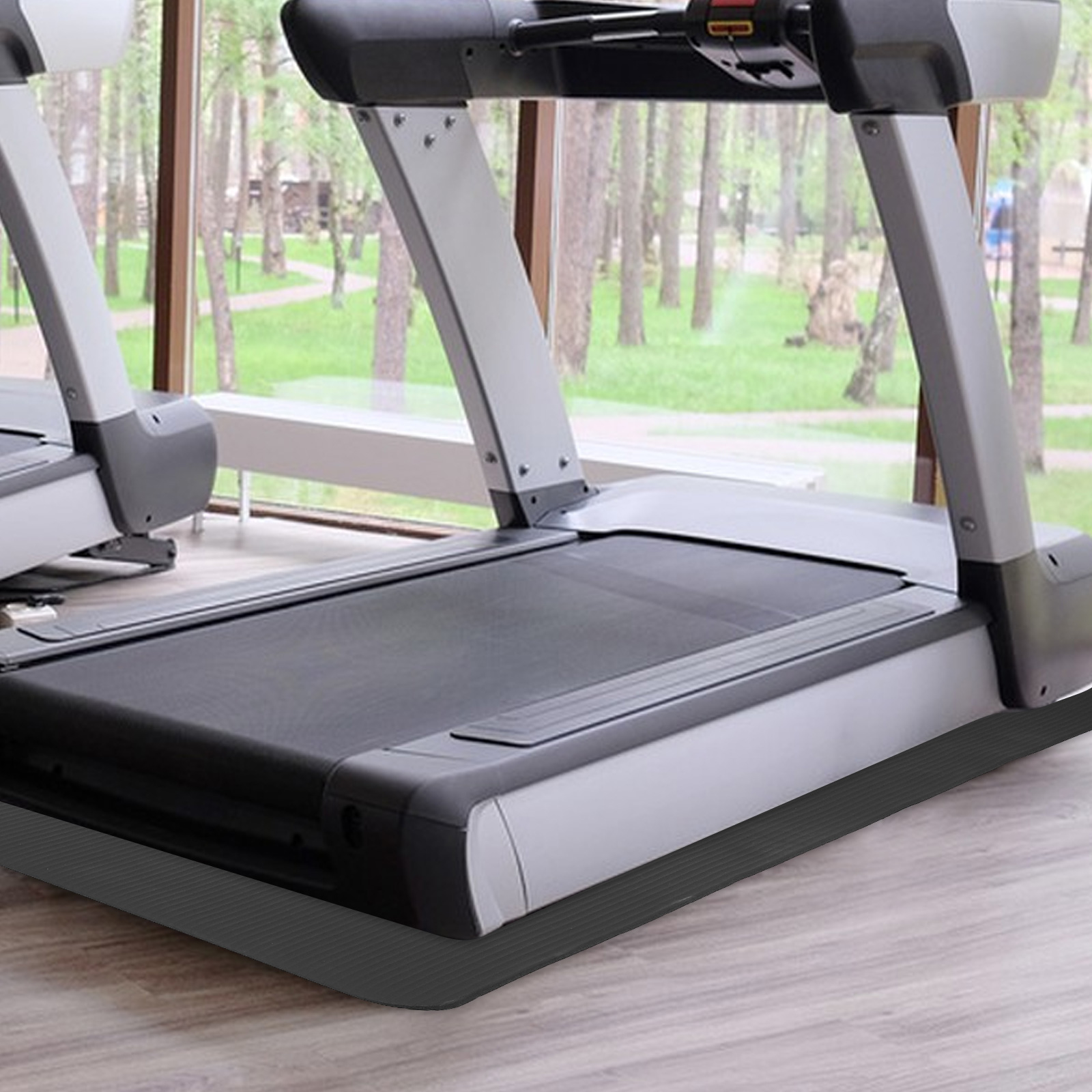 Löpbandsmatta löpbandsgolv gummikudde löpbandstillbehör löpbandsskydd gym fitness hållbar träningsutrustning