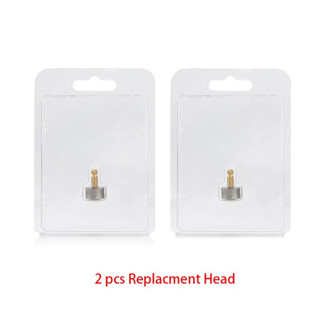 Nueva lima de uñas eléctrica para mascotas, recargable, Color perro gato, lima de uñas para mascotas, cortaúñas, tijeras para perro gato, cortaúñas para acicalamiento y corte: 2pcs head