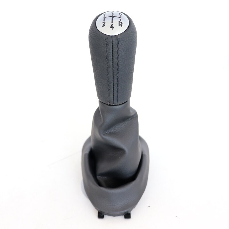 Pommeau de levier de vitesse en cuir, pour Renault Clio 2 II, Clio 3 III, Megane 2 II, Scenic II, Kangoo, 5 vitesses, accessoires