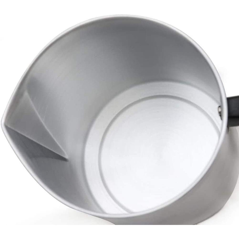 Pot verseur de fabrication de bougie de 4 livres, Pot de fonte de cire de bec verseur de pichet de fabrication de bougie en aluminium