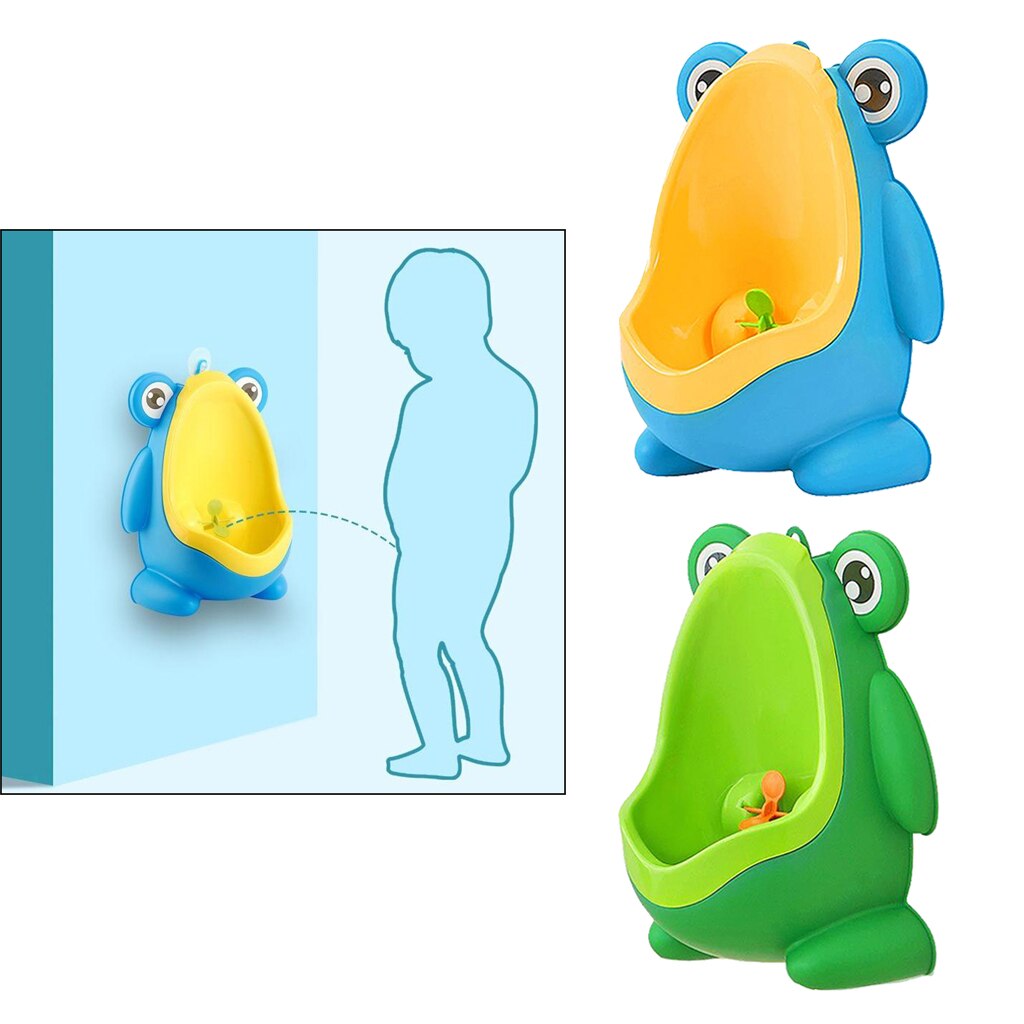 Grenouille petits garçons pipi toilette enfants pot urinoir mural facile à nettoyer