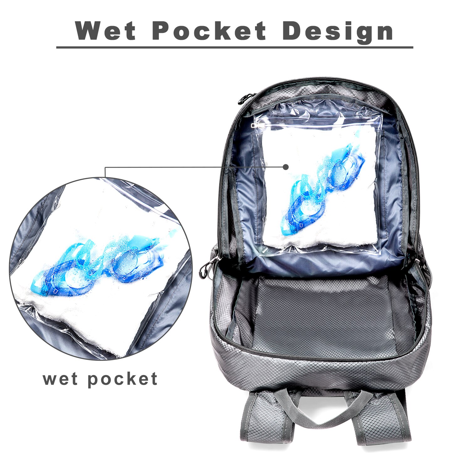 Mochila Solar plegable para senderismo, paquete de día con fuente de alimentación de 5V, carga de Panel Solar de 6,5 W para teléfonos móviles