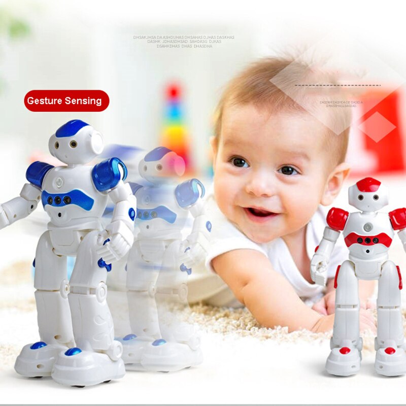 RC Robot Toy Singing Dancing Talking Smart Robot For Kids Educational Toy For Children Humanoid Sense Inductive RC Robot
