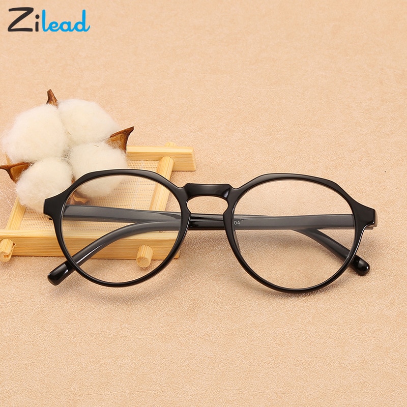 Zilead täysikokoiset ultrakevyet  tr90 gradienttilukulasit kirkkaat linssit ikäikäiset lasit classical  +1.0to+4.0 naisille ja miehille