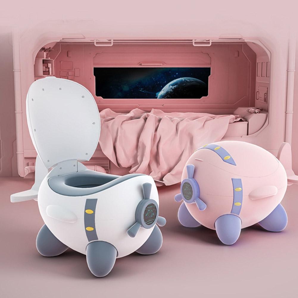 Aereo a Forma di bambino di Formazione Vasino Sedia Stabile Vaso da notte con Antiscivolo Strisce Perfetto bambino Toilette per I Più Piccoli Neonati Bambini