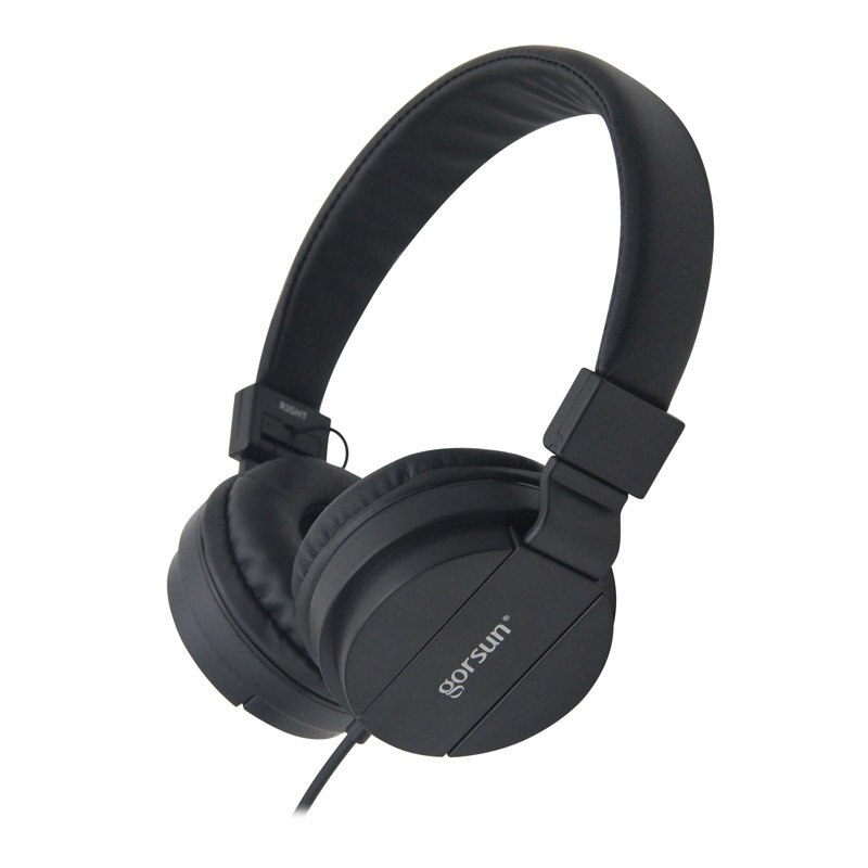 Cute Headband Stereo Headphones Microphone Portable Wired Headset for Kids Girls Mobile Phone iPhone Samsung Pink: GS778 black