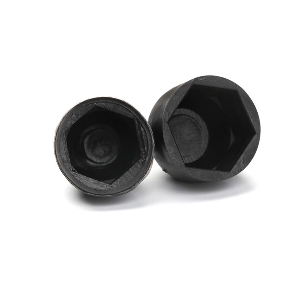 145PCS M4 M5 M6 M8 M10 M12 Plastic Rubber Hex Nut Cover Dome Protection Caps Covers Exposed Hexagon