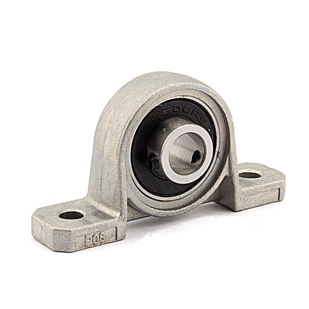 1Pcs Bore Ball Bearing Pillow Block Mounted Support Caliber Zinc Alloy Mounted Ball Bearing KP08 Pillow Block 8mm/10mm/12mm/20mm