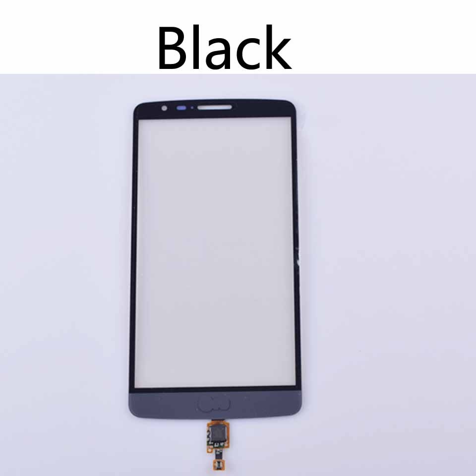 For LG G3 Stylus D690 D690N Touch Screen Digitizer Front Glass Panel Sensor Replacement: Black-No tool