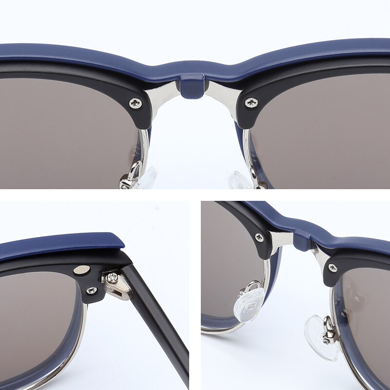5Stck Magnetische Polarisierte Clip Auf Sonnenbrillen Frauen Männer Kunststoff Rahmen für Nacht Fahren Sonnenbrille UV400