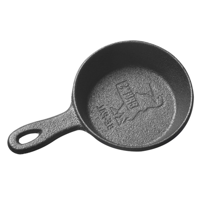 Gietijzeren Bakplaat Pan Pre Doorgewinterde Koekenpan Kookgerei Mini Kleine 3.5 Inch