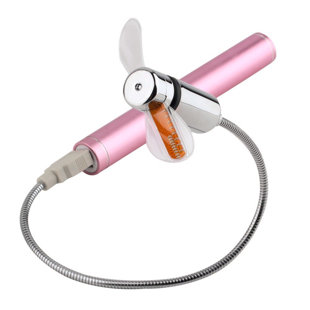 Gadget USB Mini lumière LED Flexible USB ventilateur horloge de bureau horloge Cool Gadget affichage du temps Durable refroidisseur pour PC portable