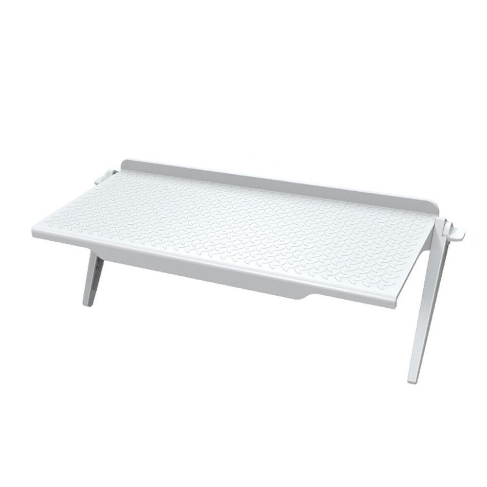 Computer Monitor Rack Foldable Shelf TV Box Router Shelf Set-top Box Bracket Holder Mini PC DVD Player Stand Rack GDeals: White Large