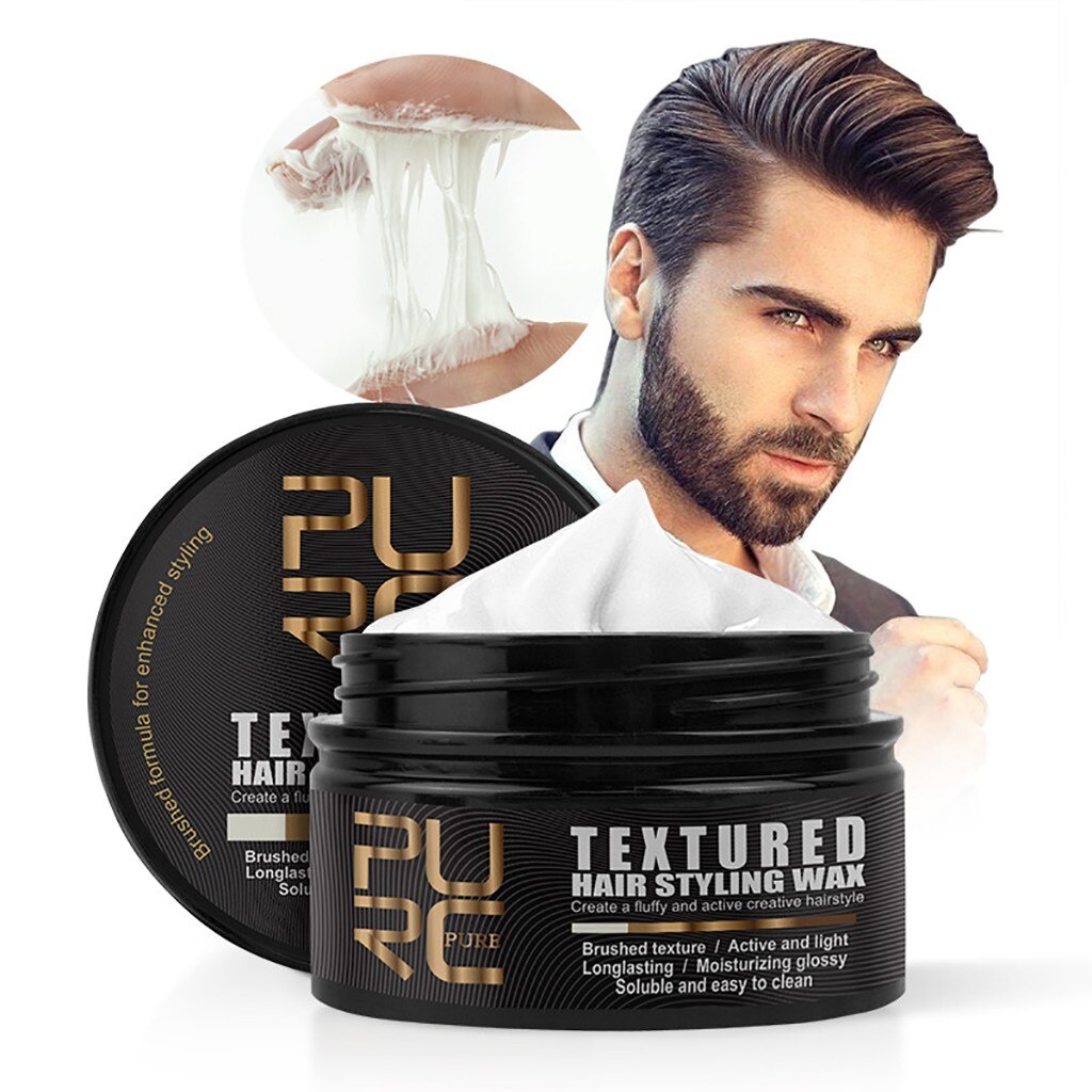 50ml Brushed Clay Strong Hold Brushed Texture Clay Refreshing Hair Hair Styling Clay Mud For Men Hair Styling Mud