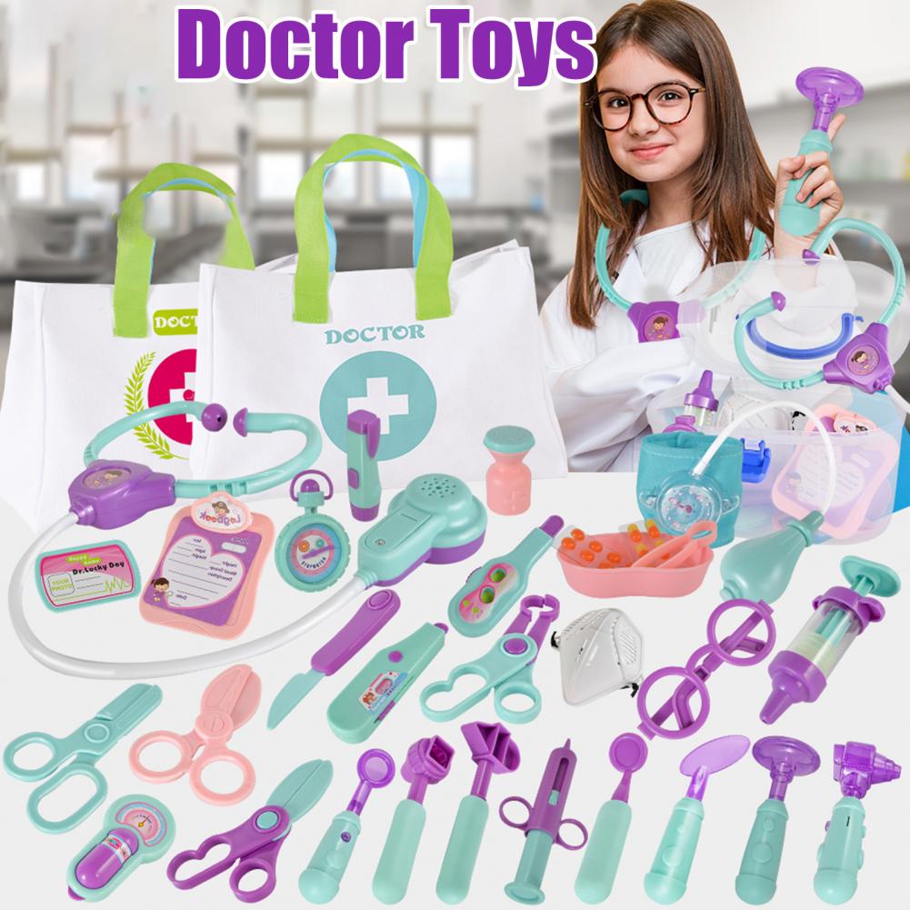 1Set Doctor Kit Kid-friendly Portable Interactive Intellectual Development Doctor Kit Doctor Playset for Teaching