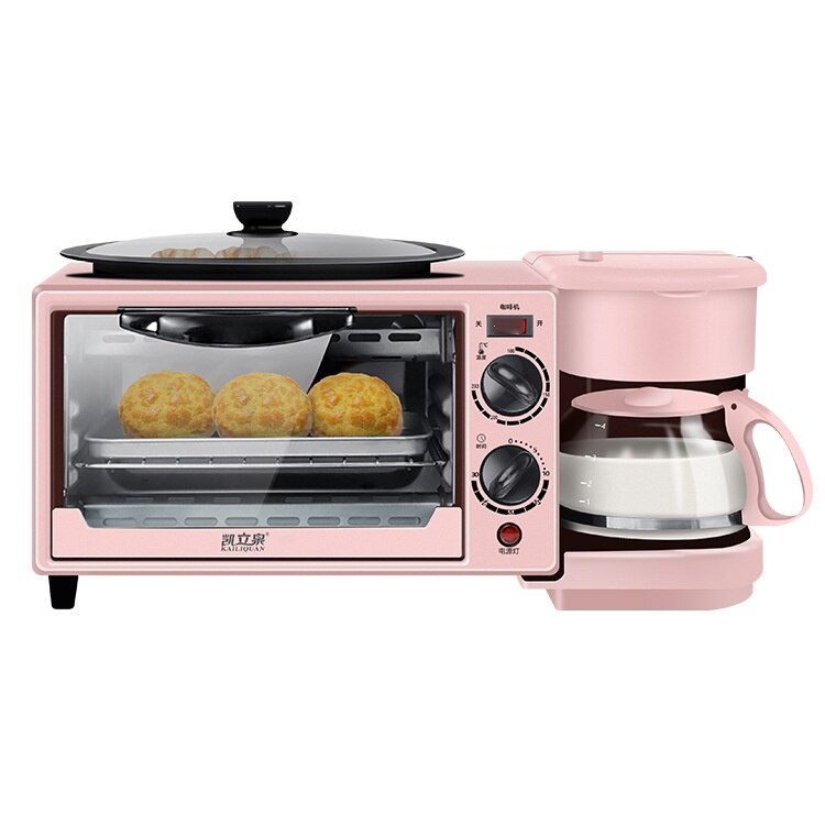 Multi-Function Triple Breakfast Machine Direct Oven Coffee Machine Household Small Toaster Home Appliances