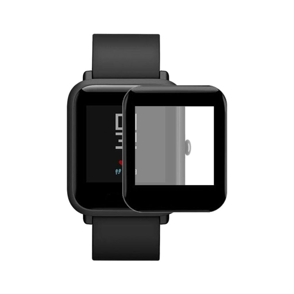 Anti scratch pet filme para amazfit bip lite protetor de tela pelicula protectora para bolha de toque livre sensível