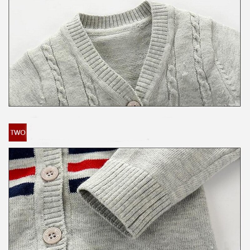 Katoenen Trui Baby Mode Baby Kleding Knop Jongens Trui Baby Boy Vest Trui Baby Jongens Kleding Lente