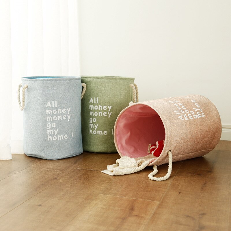 Bsgs panier à linge pliable | Salle de bain, panier à linge rond, panier de rangement, panier à vêtements pliables, organisateur de grande capacité, conteneur de jouets