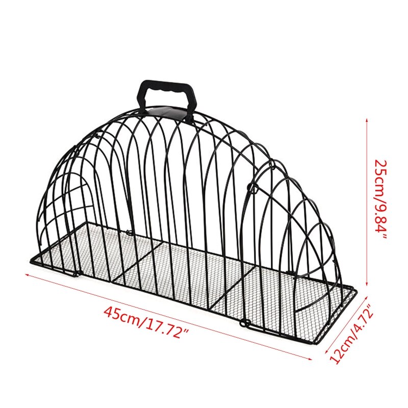 Cage de lavage en métal Anti-griffes pour chaton, 2 portes, léger, douche pour chat, sèche-cheveux, fournitures pour animaux de compagnie