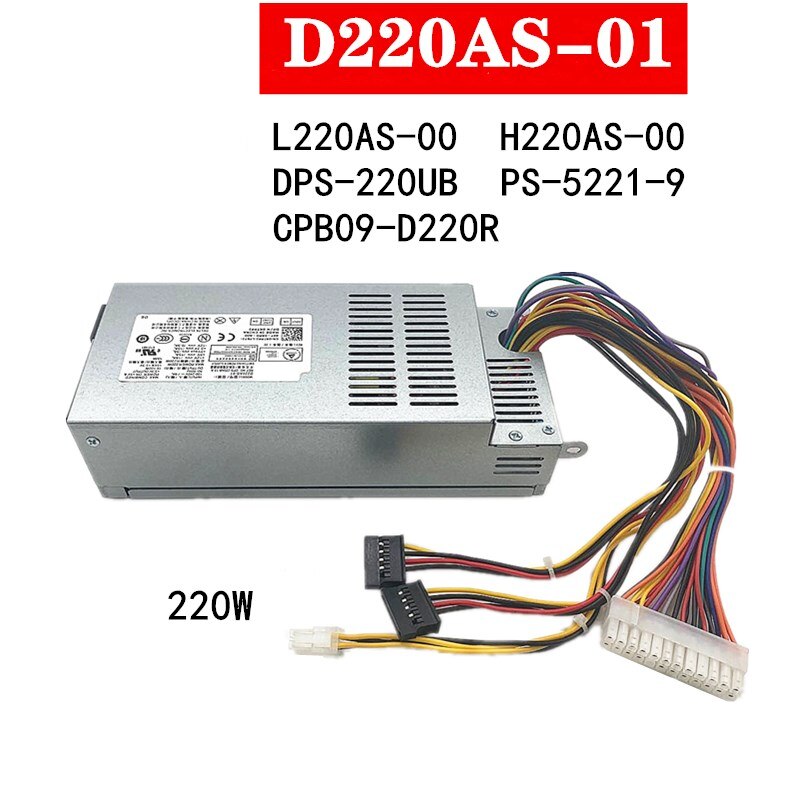 Psu Voor Dell D06S 660S V270S S3647 220W Voeding H220AS-01 L220AS-00 DPS-220UB CPB09-D220R PS-5221-6 PS-5221-8