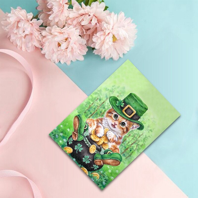 Irish St. Patricks Day Mini Hof Banner Garten Flagge Mit Garten Flagge Haus Dekor Neue (ohne Fahnenmast)