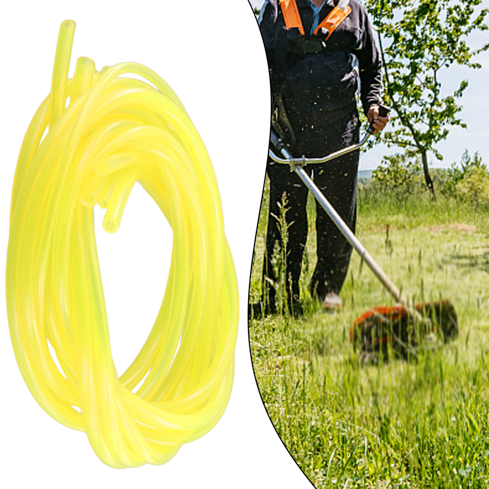 4 Stuks Benzine Brandstofslang Voor Strimmers Trimmer Kettingzagen Bosmaaier Kettingzaag Blower Lijn Tool Trimmer Onderdelen