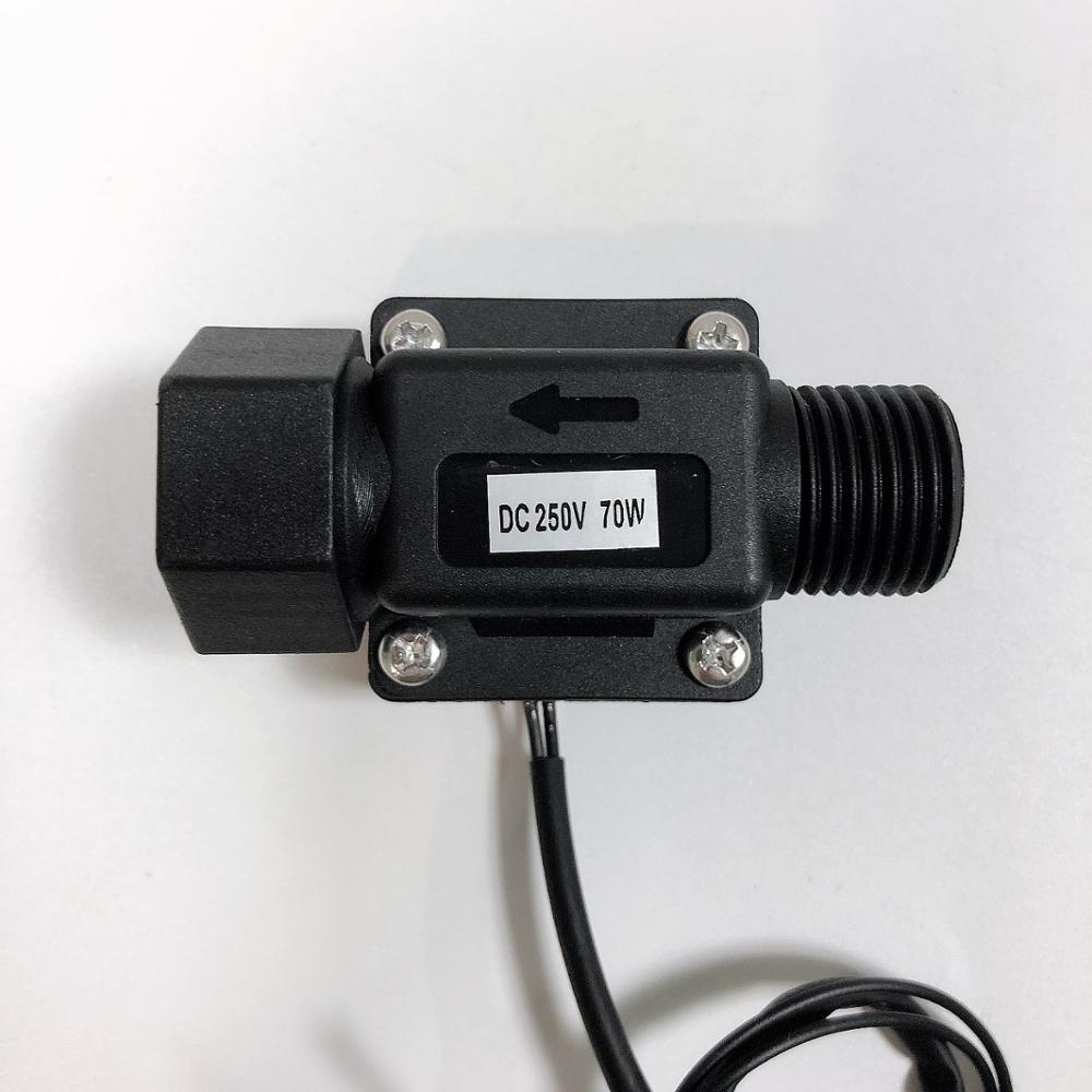 G1/2'' Plastic Water Flow Switch Nylon & Glass Fiber Material Paddle Flow Sensor Meter Switch Control Of Water Circulation