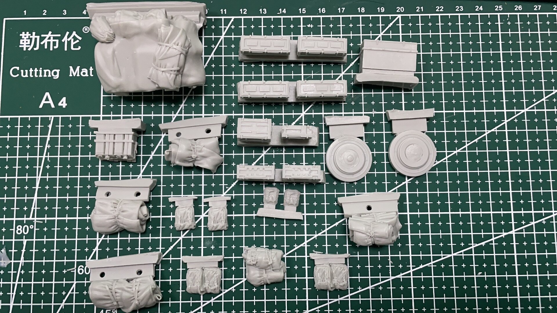 Die modifikation der 1:35 resin-druckgussteile für gepanzerte fahrzeuge beinhaltet nicht das unbemalte modell des fahrzeugs  t35024