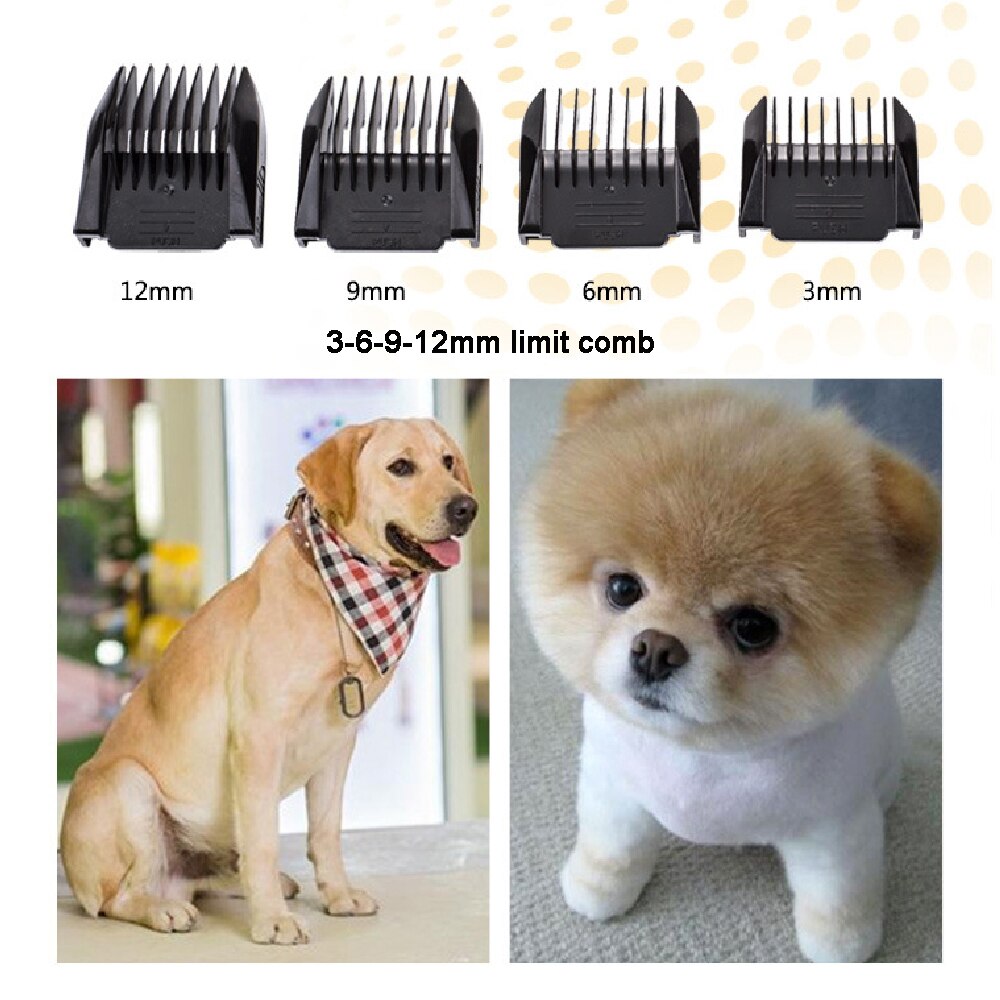 Hund kæledyr hår trimmer genopladelig elektrisk støjsvag hund kat hårklipper cutter dyrepleje sæt hård kasse pakning 110-240v