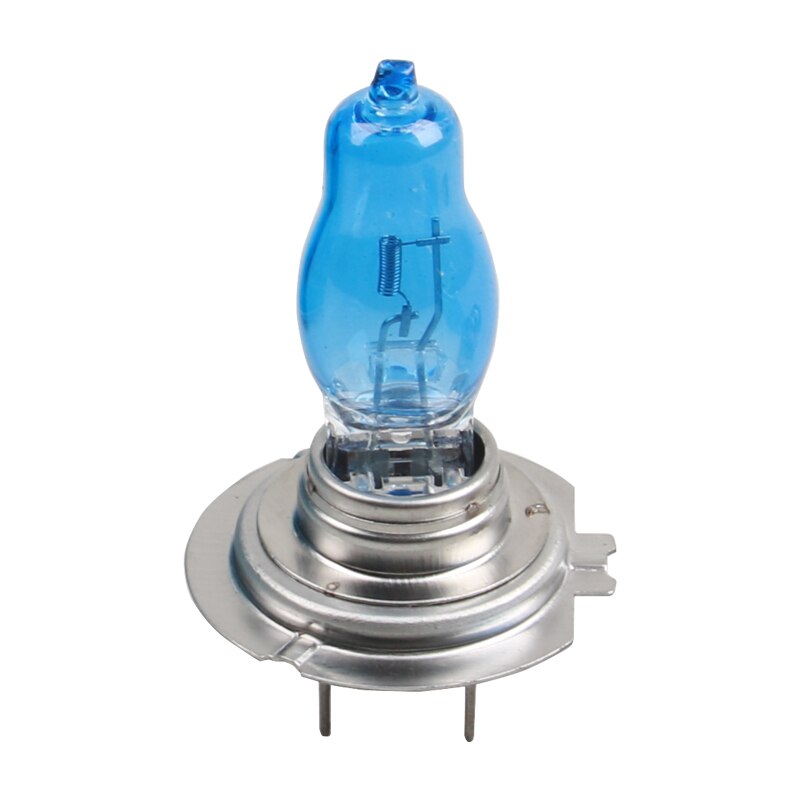 2PC 100W H7 Car Halogen Fog Light HeadLight DRL HOD Lamp Dark Blue Glass Replacement Bulbs Super bright 6000K white