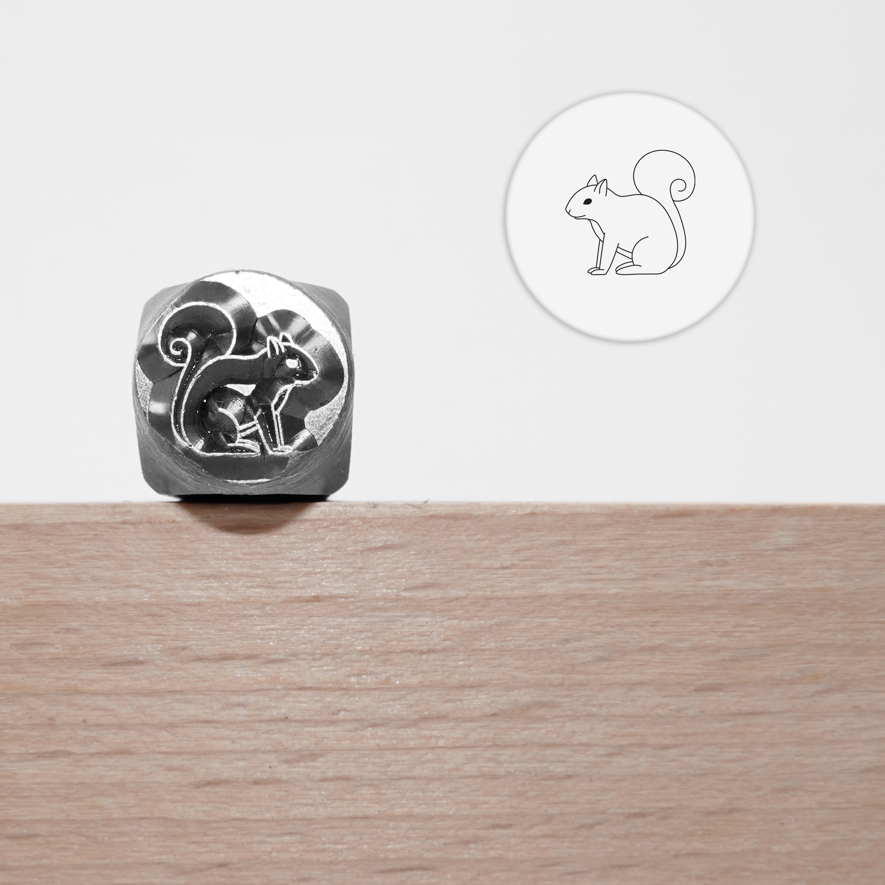 Metal Stamping Jewelry Making Supplies Forest Animals Metal Stamp for Metal, Jewelry (8.5mm): Clear