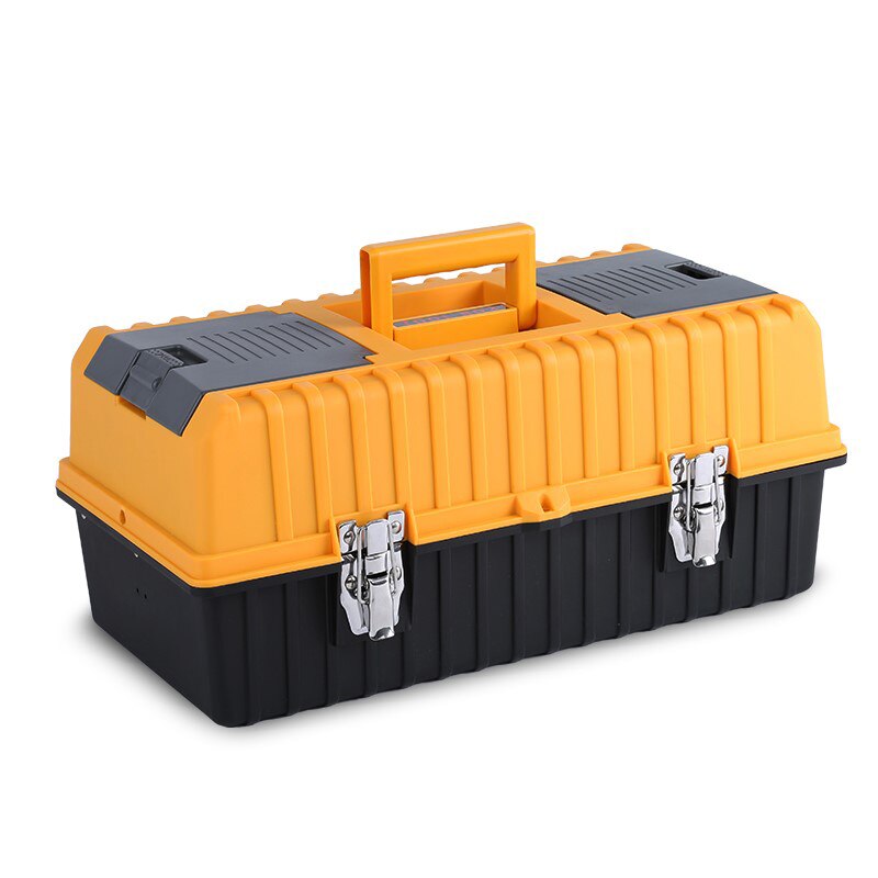 Portable Plastic Toolbox Multifunctional Household Hardware Hand Tools Repair Tool Box Car PP Storage Tool Electrical Toolkit