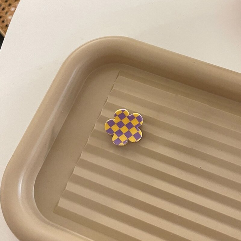 Plastic Mini Hair Clip Claw Cute Hair Clips Plastic Black Hairpin Clamp For Ladies Headwear Hair Styling Tools: Yellow purple