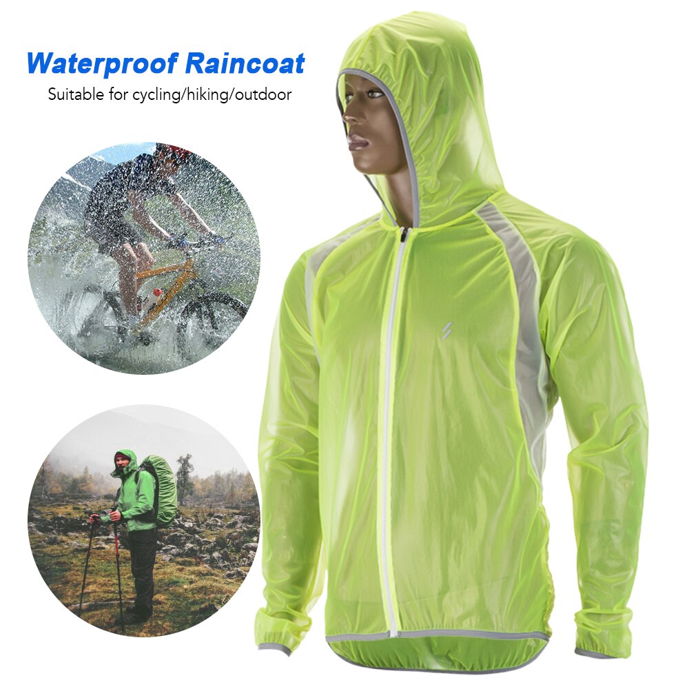 Rain Jacket Waterproof Cycling Jacket Quick Dry Rainproof MTB Bike Wind Coat Road Bicycle Jacket Raincoat for Men and Women