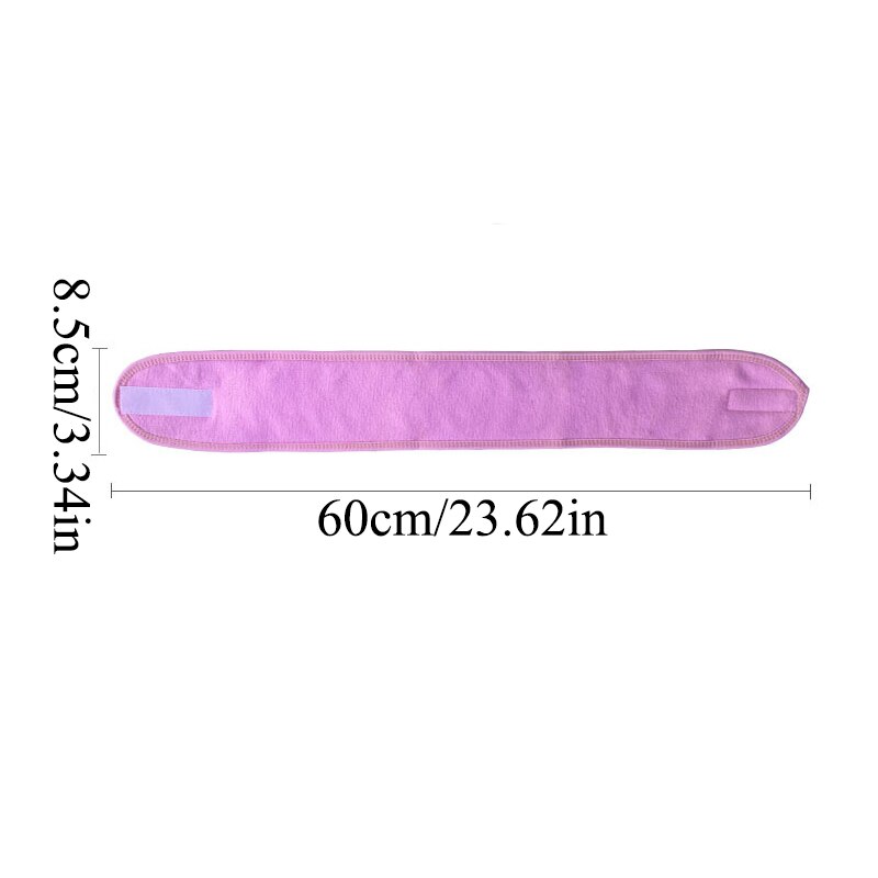 1pc justerbara ansiktshårband makeup pannband handdukar hårinpackning duschmössor stretch handduk rengöringsduk hårtillbehör