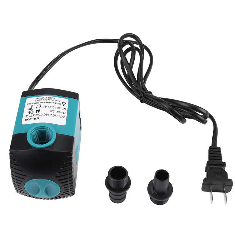 Ultra-Stille Dompelpomp Visvijver Aquarium Tank Fontein Solar Power Fontein Waterpomp Panel Kit: 25W