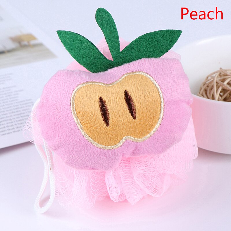 Cotton Baby Bath Brush Cartoon Soft Baby Bath Sponge Powder Puff Cute Children Newbron Infant Shower Product Rubbing Towel Balls