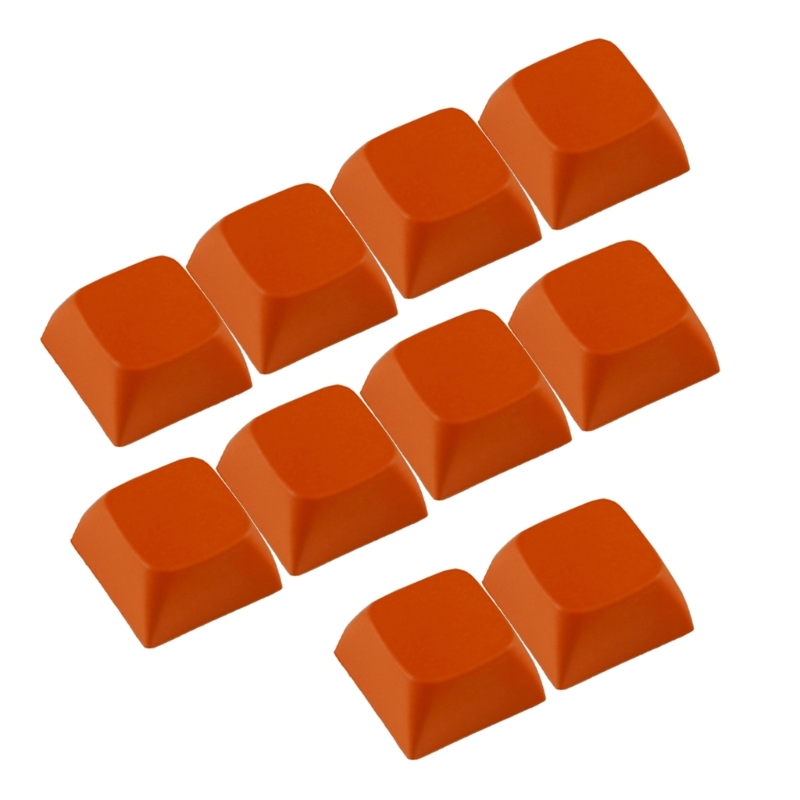 10pcs XDA2 Keycaps 1U Multi Color Pbt Keycap for Gaming Mechanical Keyboard Keycaps 1.6mm Thickness Blank Keycaps: Khaki