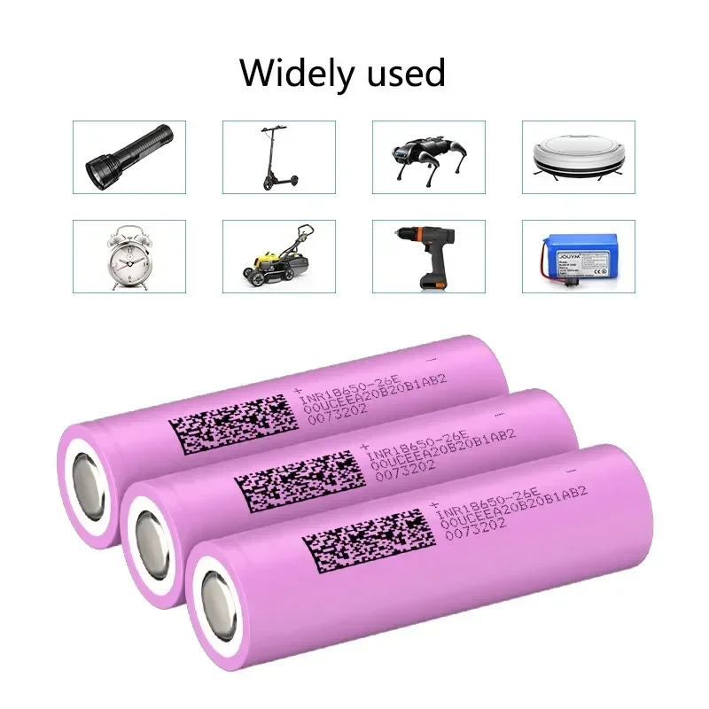 PURFIELD Original 18650 Lithium Battery 2600mAh 5C 3.7V Power Batteries Rechargeable battery For DIY Power Bank Electrical Tools