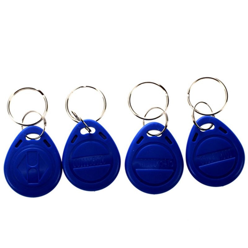 10 stk  em4305 125 khz nøglekopi omskrivbar skrivbar omskrivning em id  t5577 nøglefob rfid tag ringkort nærhed token adgang duplikat