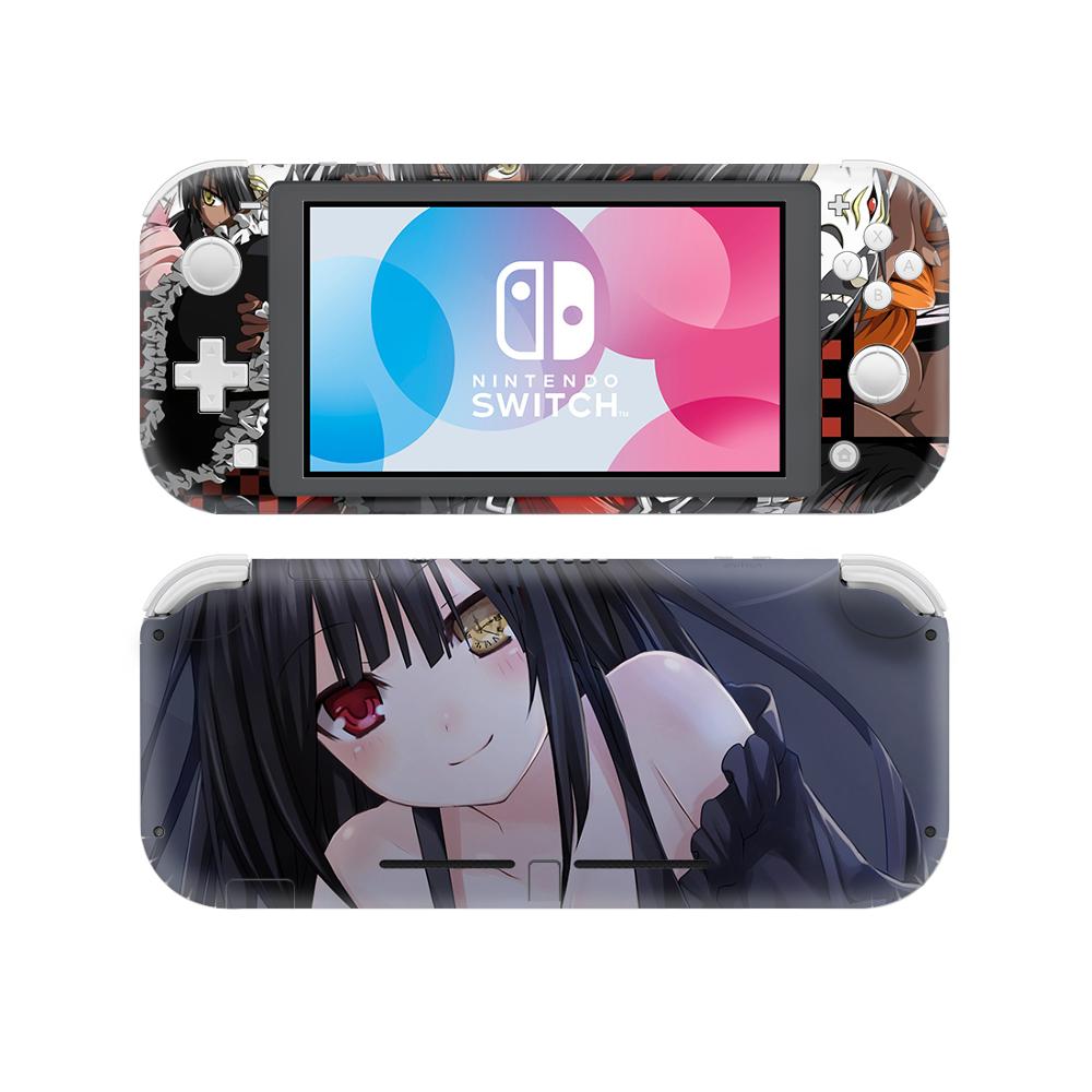 Anime Cute Girl Tokisaki Kurumi Decal NintendoSwitch Skin Sticker For Nintendo Switch Lite Nintend Switch Lite Skin Sticker: YSNSL0824