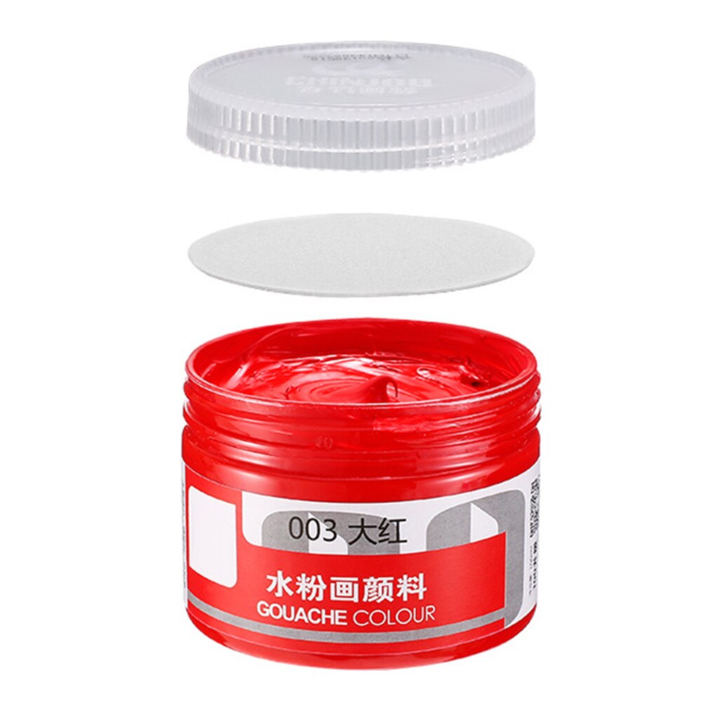 100ml Gouache Colors Box Paints Healthy Painting Draw Learner Practice Pigment