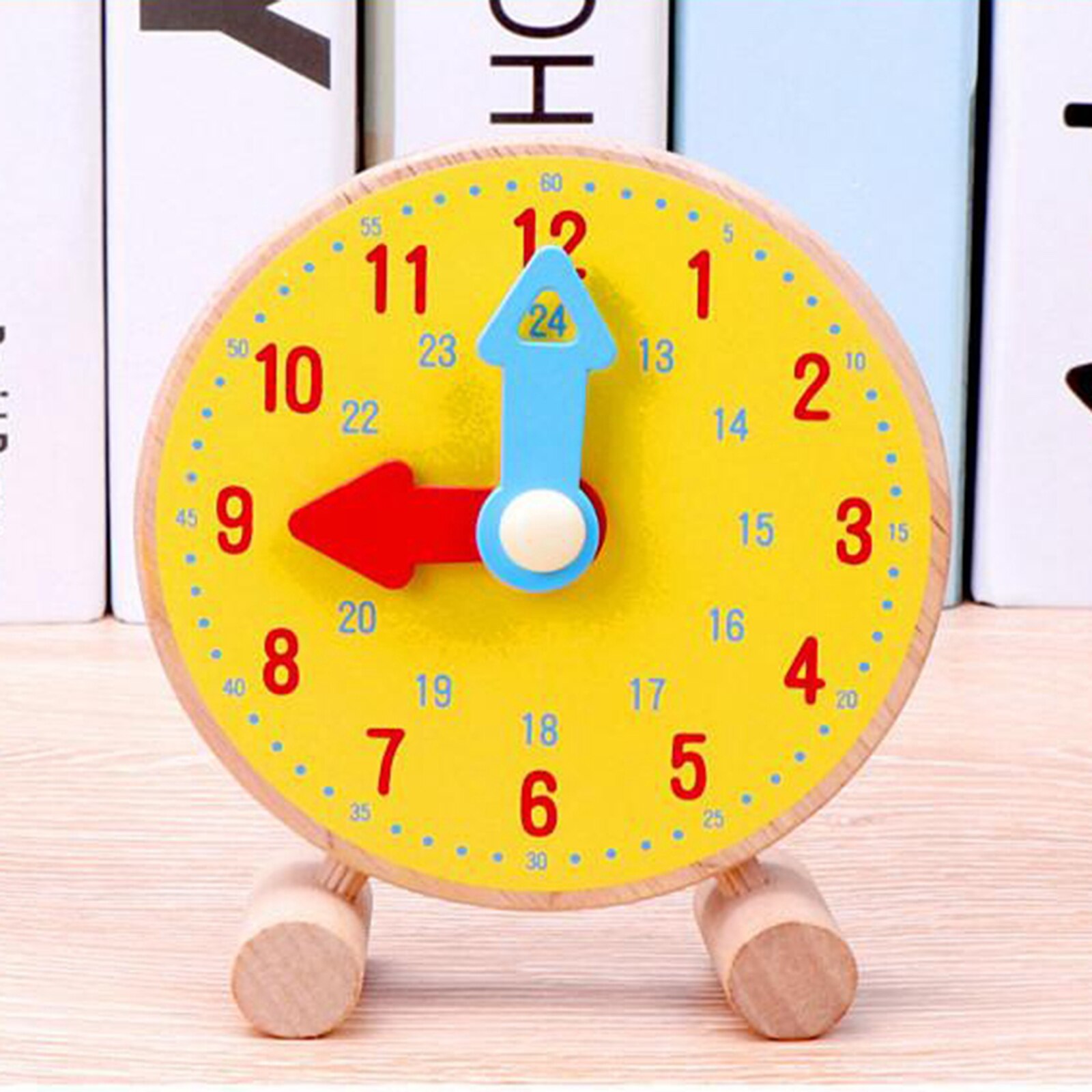Horloge d'apprentissage et d'enseignement pour enfants, apprendre à dire l'heure, aide aux enseignants, à l'école et à la maison