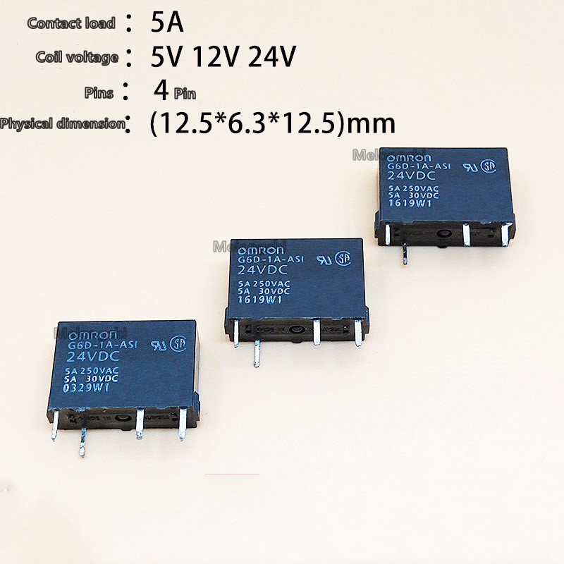 AGOUNOD Relais à Plusieurs Usage 5pcs F3AA024E F3A005E F3AA012E ALD112
