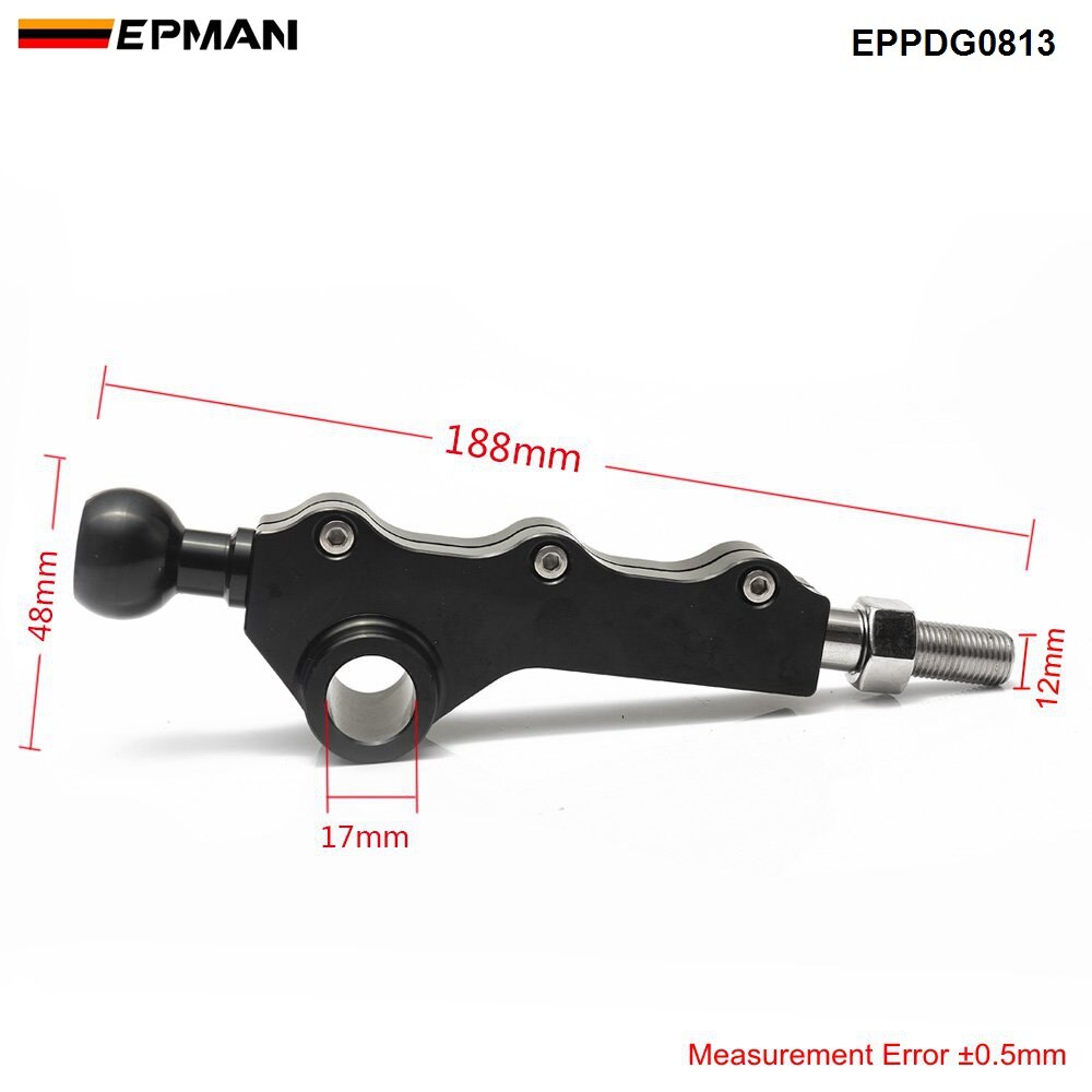 EPMAN Aluminum Adjustable Short Height / Throw Shifter For Subaru WRX STI EPPDG0813