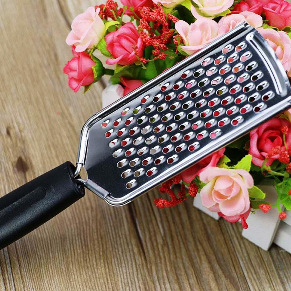 Stainless Steel Kitchen Tools Portable Grater Zester Handheld Cheese Lemon Citrus Potato with Ergonomic Soft Handle