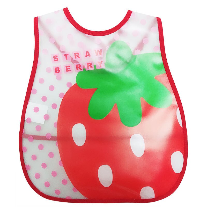 Baby Bibs EVA Plastic Waterproof Lunch Feeding Bibs Baby Cartoon Feeding Cloth Children Baby Apron Babador Bib: 4